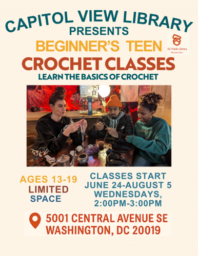 Beginners Teen Crochet Class!