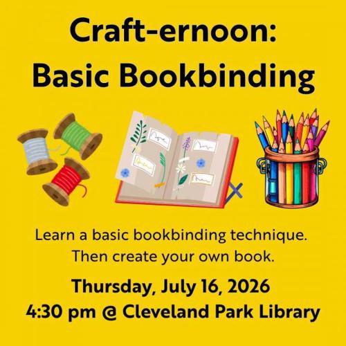 Craft-ernoon: Basic Bookbinding